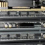 Found another blacked out serial near the PCIe slots.