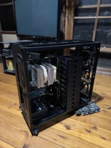Image of the build almost complete
