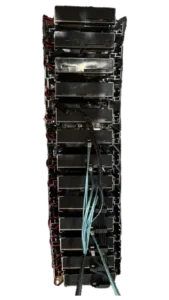 Image of sides and cables installed